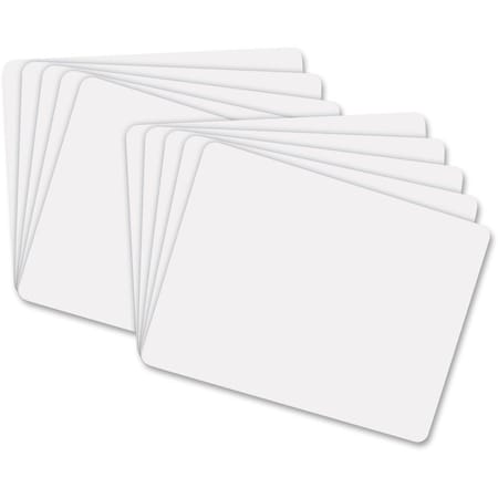 Creativity Street Dry-Erase Board, Plain, 1-Sided, 9"x12", 10/PK, White PK PAC988110